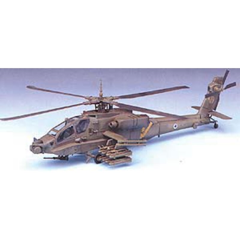 AH-64A Apache Helicopter model kit
