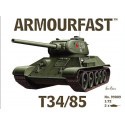 Soviet T-34/85 x 2: Pack includes 2 snap together tank kits Model kit