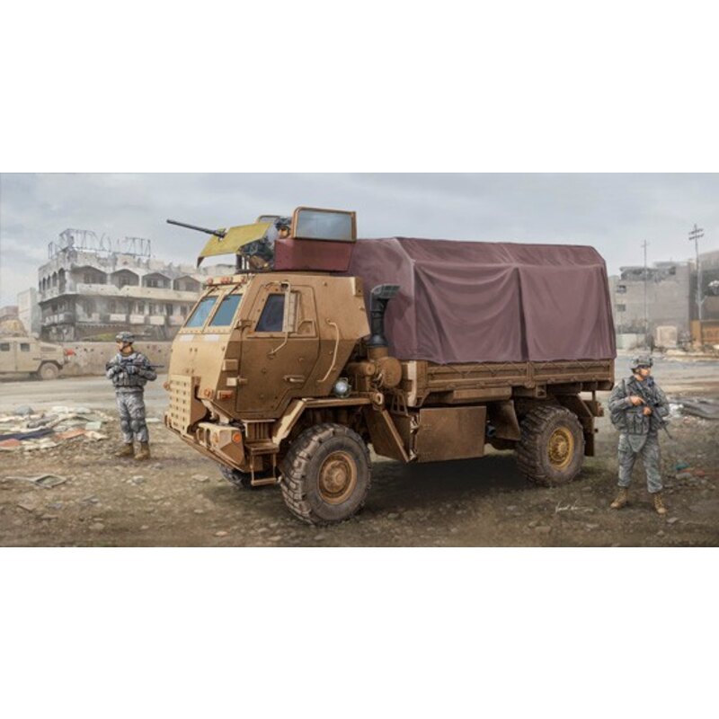 1/35 M1078 LMTV (Light Medium Tactical Vehicle) Cargo Truck w/Armored Cab Model kit