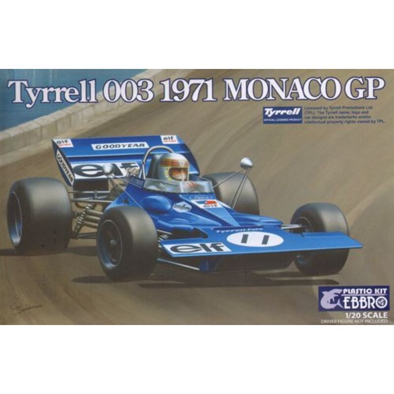 Tyrrell 003 Monaco 1971 Model kit