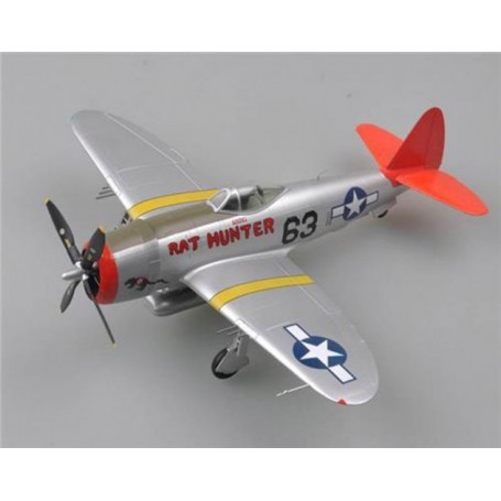P-47D Thunderbolt USAAF Rat Hunter Red Tails Die cast