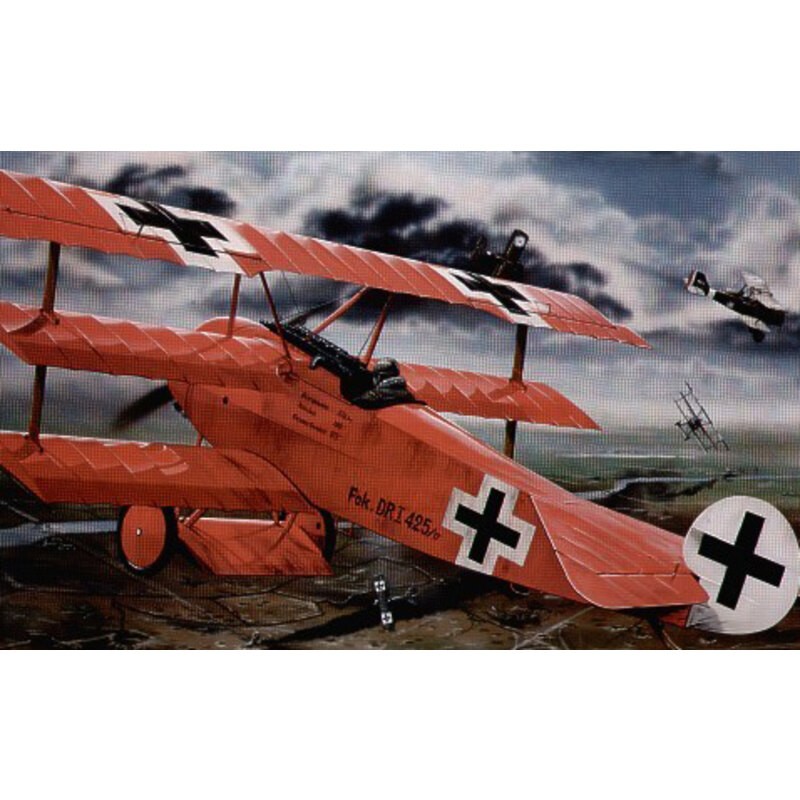 Fokker Dr.I Triplane Richthofen Airplane model kit