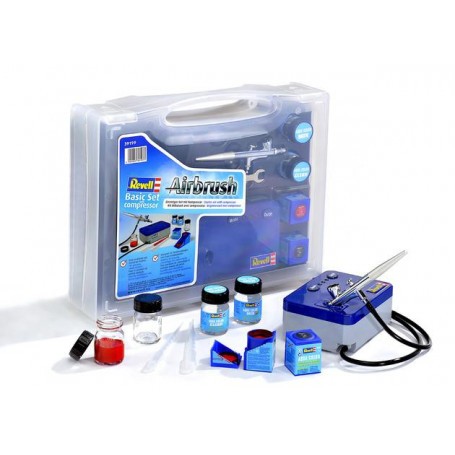 Basic airbrush set all inclusive with compressor  