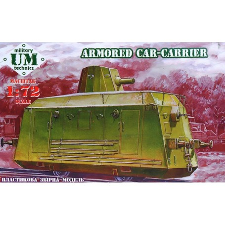 railway Armored car-carrier ( DTR ) Model kit