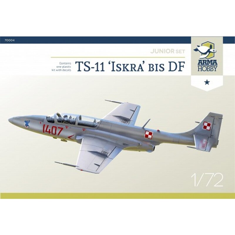PZL TS-11 'Iskra' bis DF junior set (one decal option, economy set) Model kit