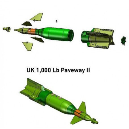 UK 1000Lb Paveway II (1x) 