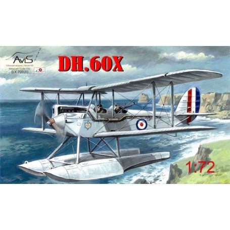 de Havilland DH.60X RAF Gipsy Moth float plane Model kit
