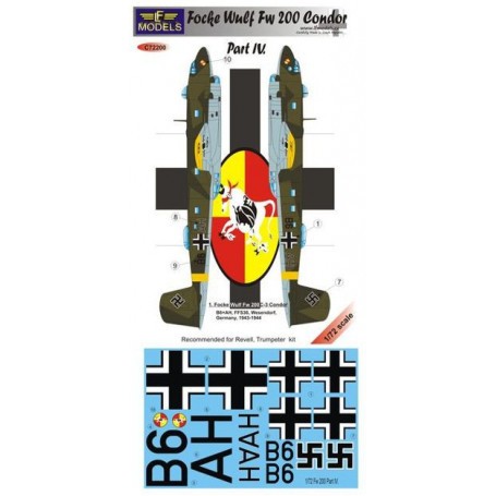 Decals Focke-Wulf Fw 200 Condor Part IV (designed to be used with Revell and trumpeter kits) 