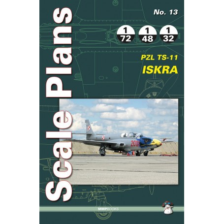 Scale Plans PZL TS-11 'Iskra' Format A3 folded in A4 - Pages - 12 (0 in colour) Scale plans in 1/72 1/48 and 1/32 of PZL TS-11 '