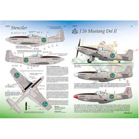 Decals North-American J 26  P-51D Mustang Part 2 