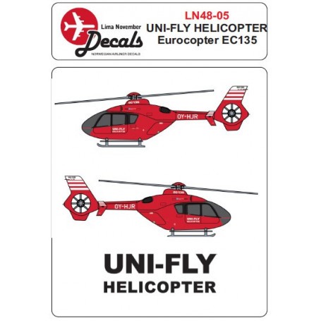 Decals Uni-Fly Eurocopter EC135 
