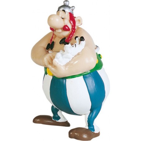 Asterix Figure Obelix with Dogmatix 8 cm Figurine